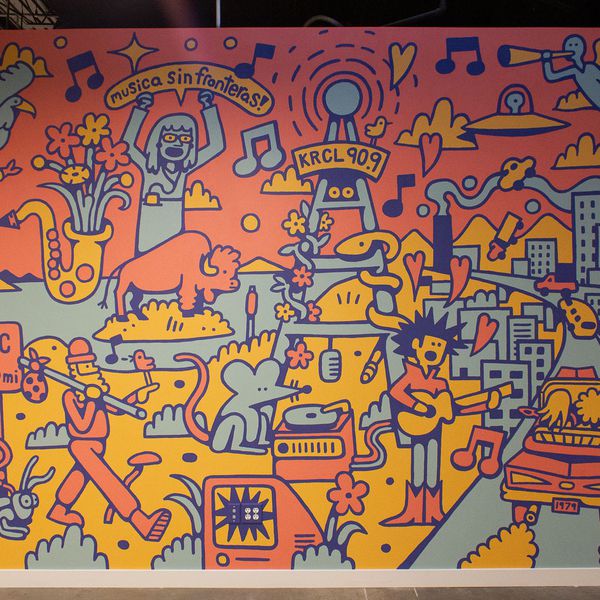 Local artist Trevor Dahl creates special mural for KRCL